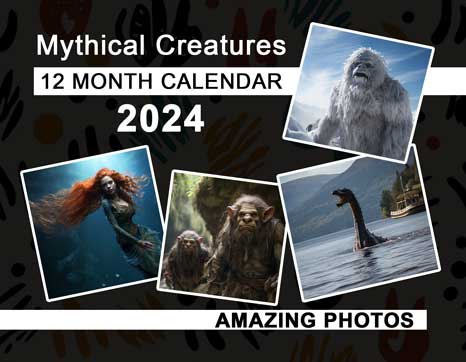 Mythical Creatures 2024 Wall Calendar