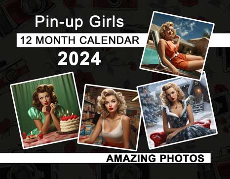 Pin-up Girls 2024 Wall Calendar